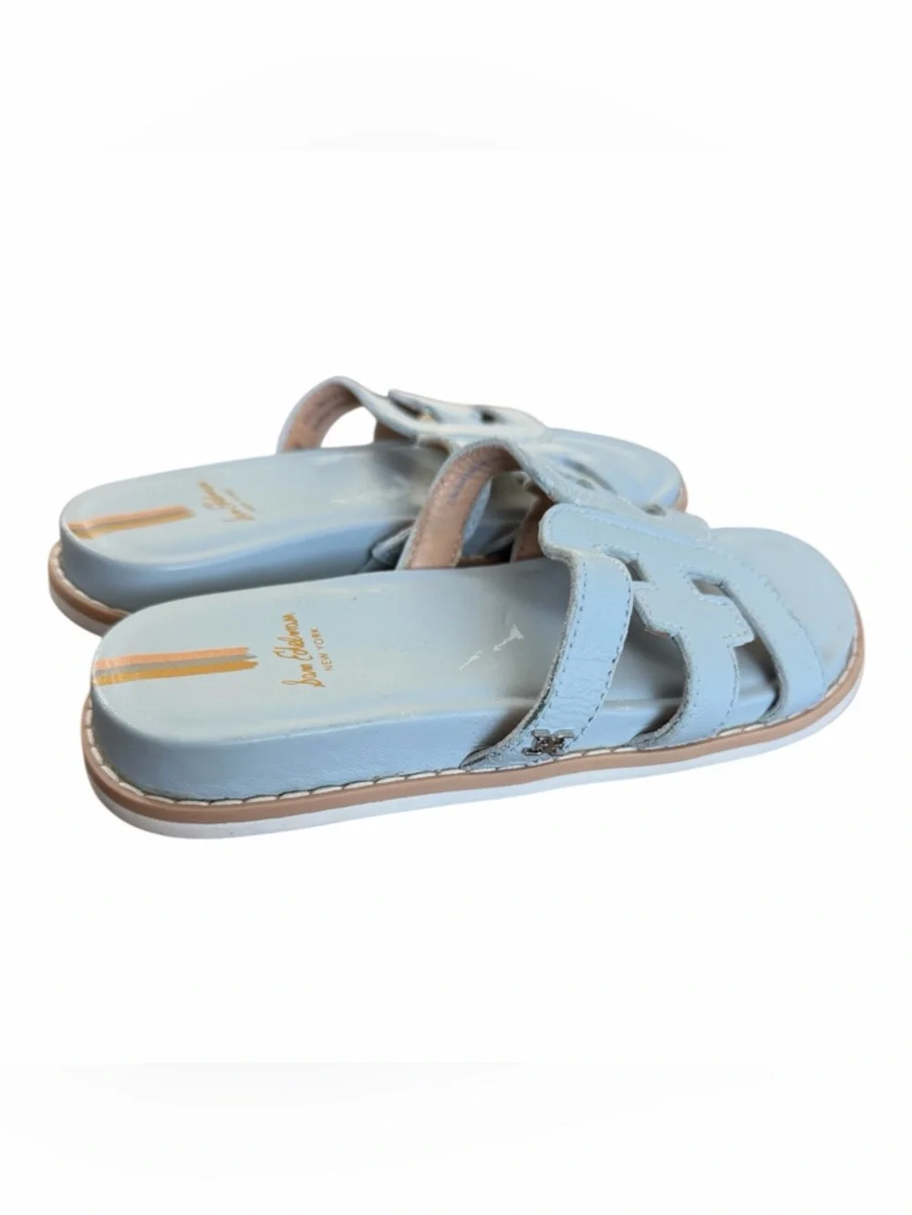 Sam Edelman Light Blue‎ Girls Slide Sandals